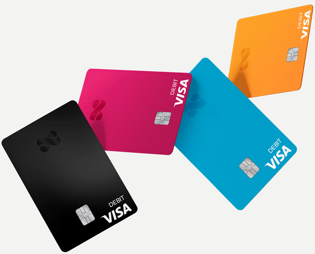 Netspend Prepaid Cards in 4 colors