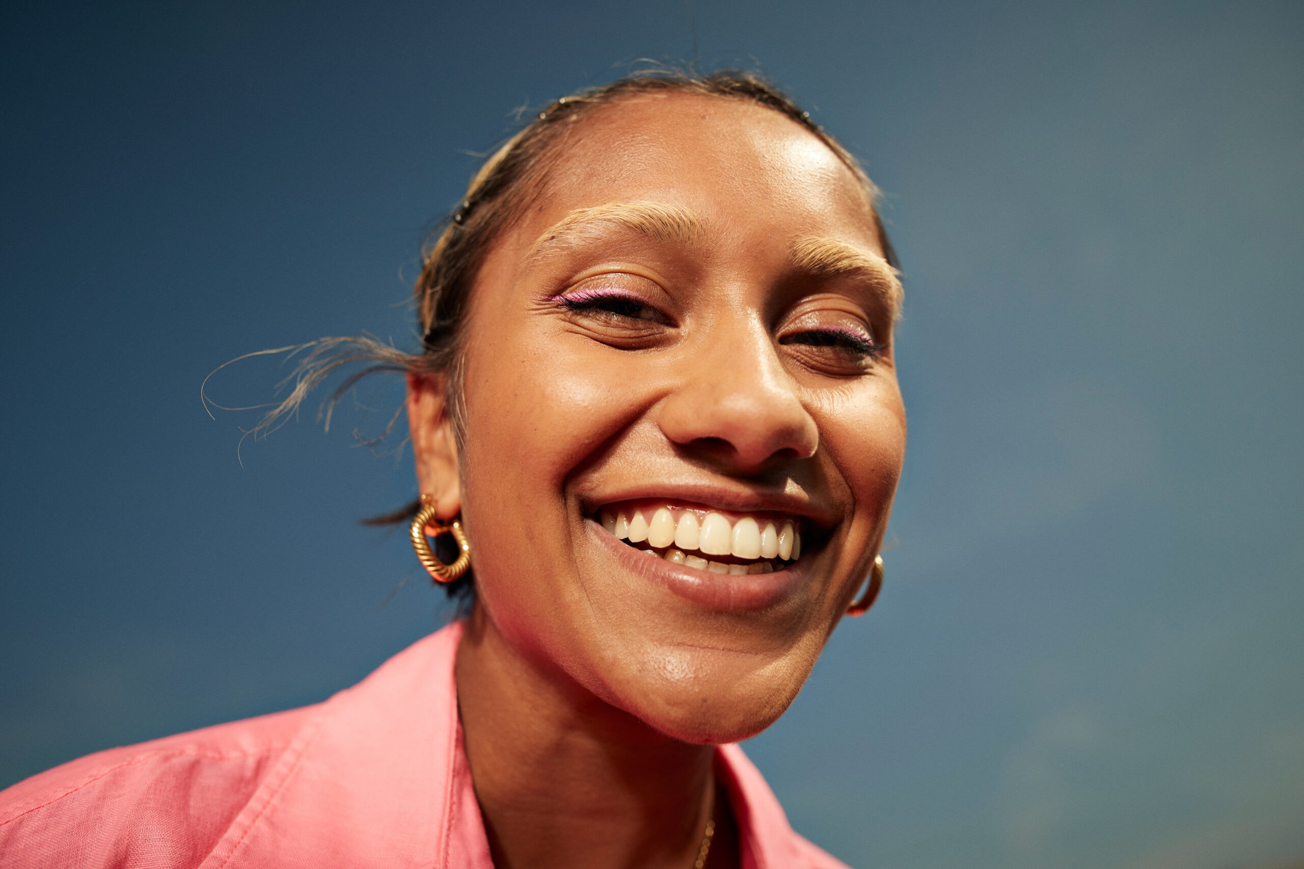 Young woman smiling